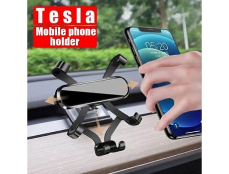 Suporte Silencioso Para Celular Tesla Model 3 Y Suporte Para Celular Acessórios Para Carro Suporte Para Celular Tesla
