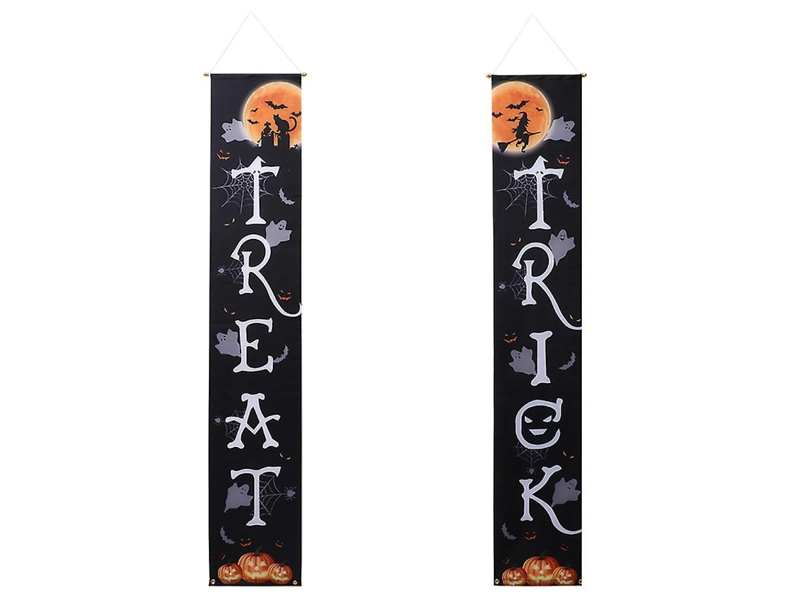 1 Par De Banner De Porta De Halloween Para Presentes De Halloween Allinless
