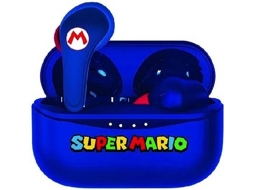 Auriculares OTL Nintendo - Super Mario (In Ear - TWS - Azul)