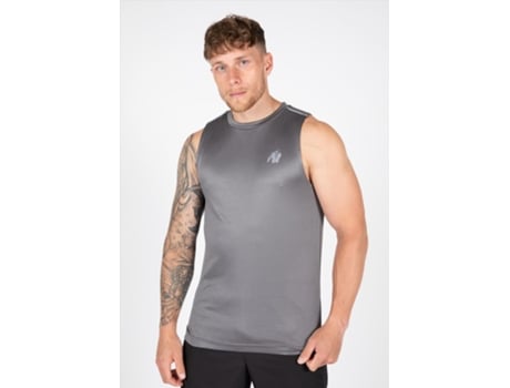 T-shirt sem Alças GORILLA WEAR (S - Cinzento)