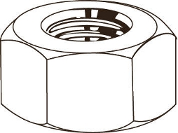 Porca CHEMITOOL Ansi B1822 UNC 7/16
