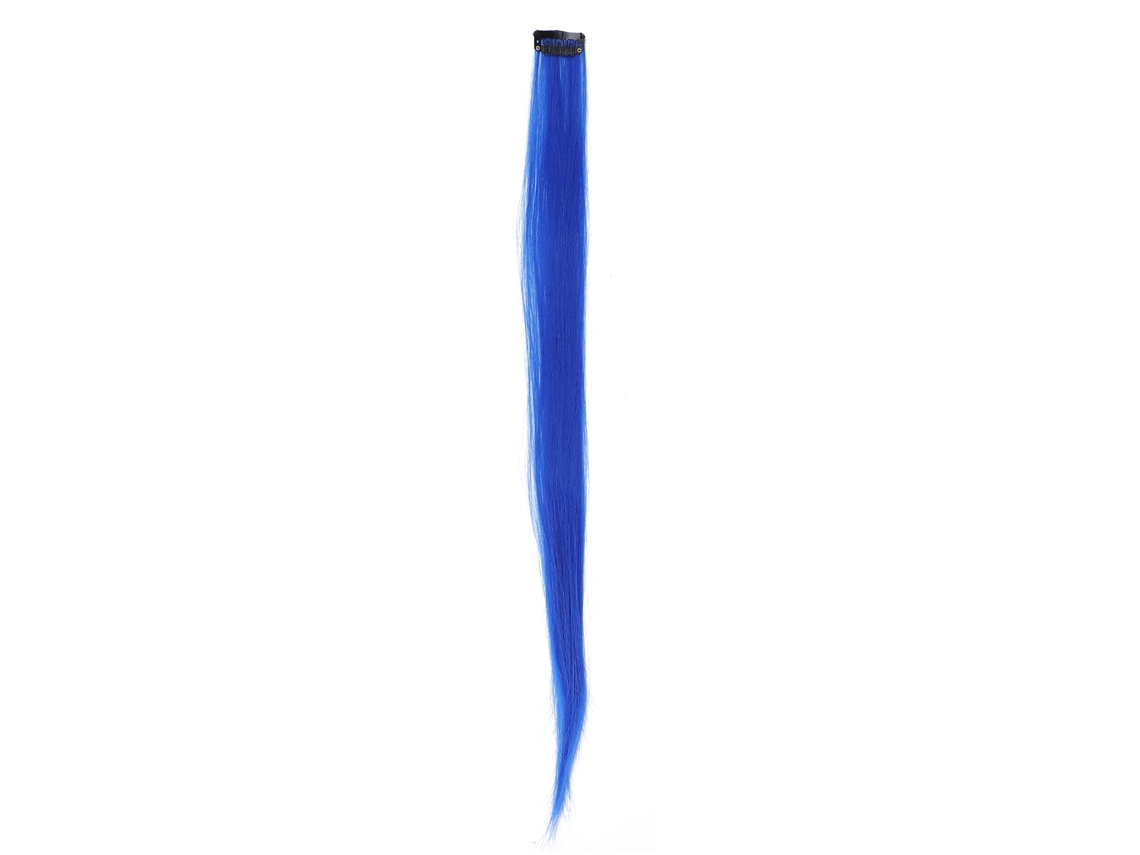 Extensiones De Cabelo Clip-in Color Azul Para Meninas