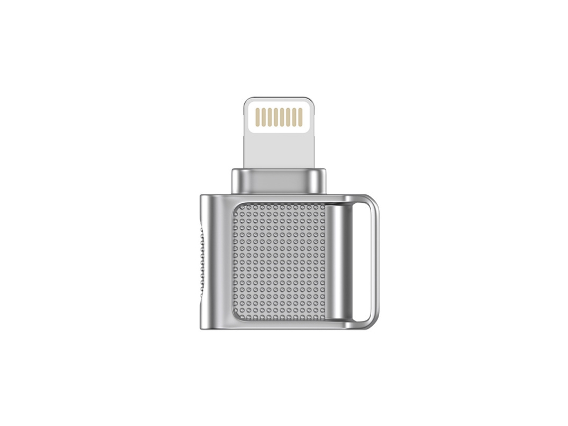 Leitor De Cartão Lightning Para Sd/tf Compatível Com Adaptadores De Iphone/ipad Prata Cuich