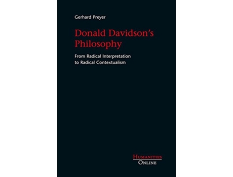 Livro Donald Davidsons Philosophy de Gerhard Preyer (Inglês)