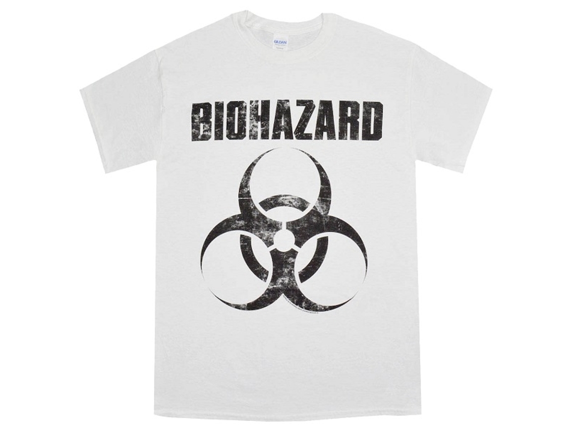 Biohazard Classic Logo T-shirt Unisex Adults Size:xl