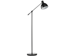 Luminária de Pé Industrial Ajustável em Altura,interruptor de Pé,30x30x131cm,preto BTFORUS