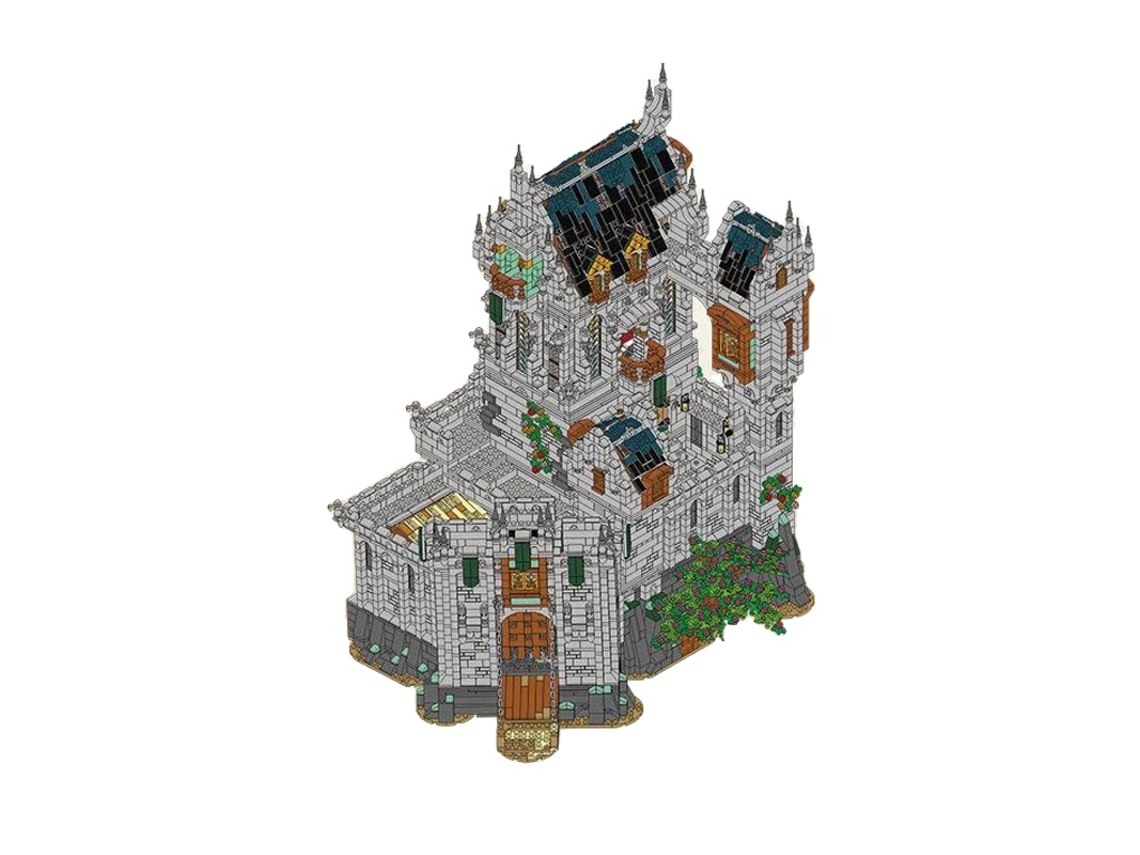Kit De Construção De Castelo Medieval, 8603 Peças Ecológicas, Compatível Com Blocos De Construção,com Instrução Oem