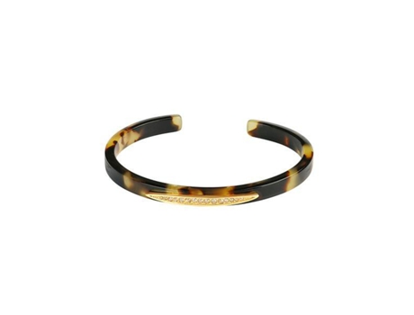 Pulseira ADORE  Naturale Pave Navette Resin Cuff (GL/TOR