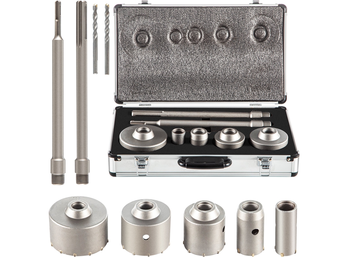 Kit de Serra Copo para Alvenaria de Concreto 30 Mm-100 Mm VEVOR