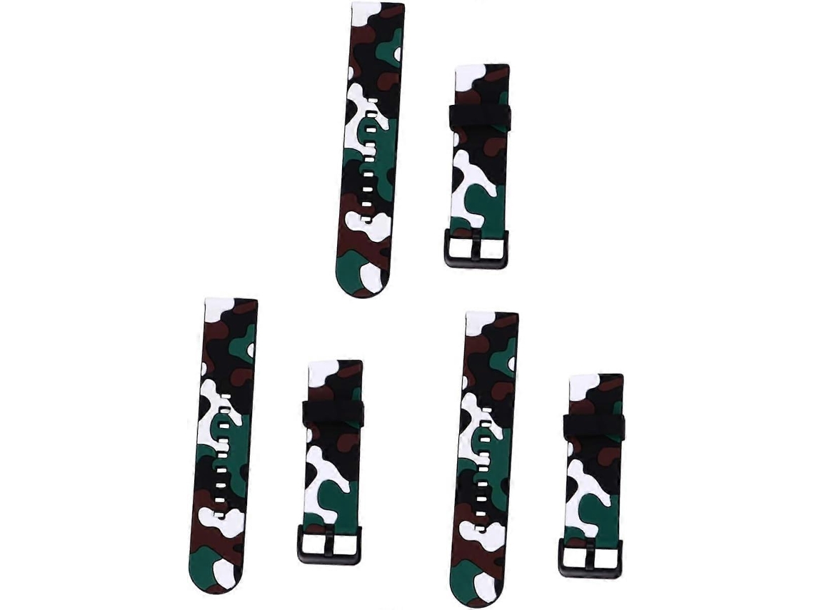 Pulseira De Relógio De Silicone Camuflada, Pulseira De Substituição Feita À Mão, Unissex. Olysi Shop