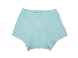 Calcinha de Ciclismo Unissex com preenchimento 3D, elástica, respirável, azul, 2XL | S/MARCA