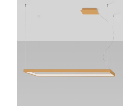 Candeeiro de Teto Led SOLLUX Tuula (L - Dourado - 3000K)