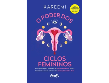 Livro O poder dos ciclos femininos de Kareemi (Inglês)