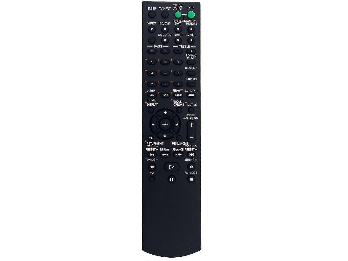 Controle Remoto Substituição Rm Aau055 Compatível Sony Receiver Audio Stereo 2 Canal