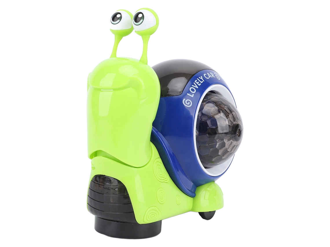 Brinquedo Elétrico Caracol Infantil Luz Música Cute Desenvolve Habilidade Manual