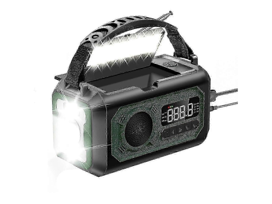 12000mah Rádio Meteorológico de Emergência Manivela Solar GOKOCO