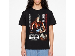 Rockinstone Rocky Movie Japanese Poster Black Adult T-shirt Size:s