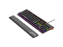 Teclado Mecânico Com Apoio Para As Mãos E Cabo Usb Everley891