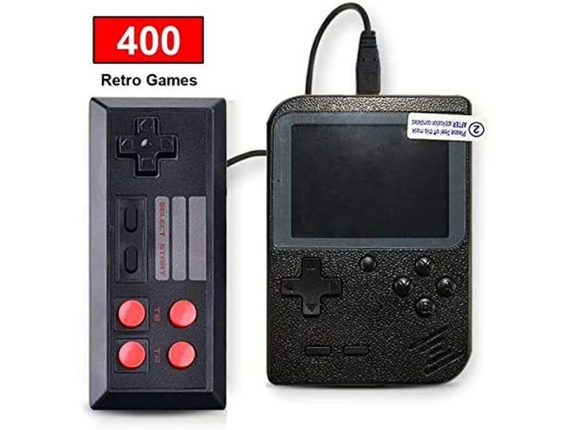 Console Portátil Retrô com 400 Títulos Clássicos, 3 Polegadas AQUAFORGE