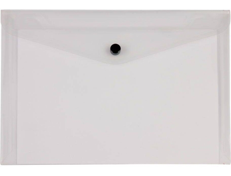 Envelope A5, Capacidade para 50 Folhas, Polipropileno, Transparente