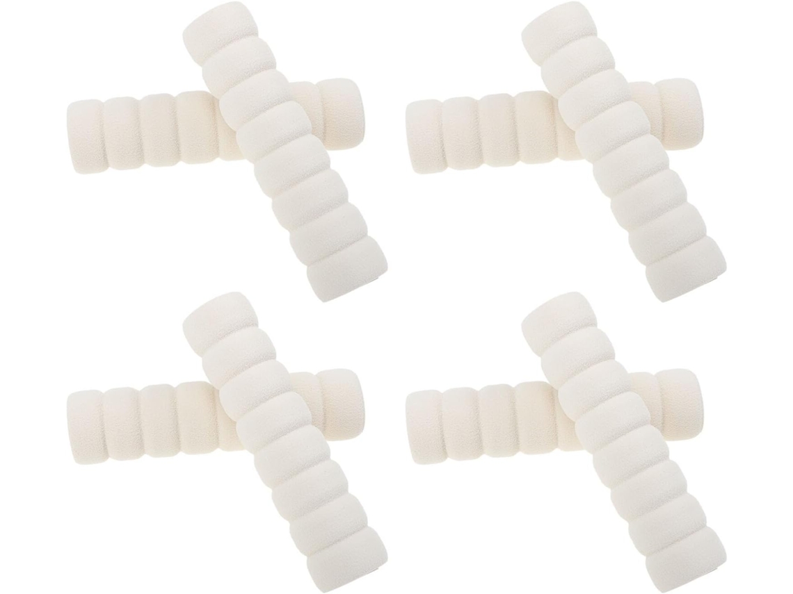 Conjunto De 8 Capas Protetoras Antiestáticas Em Eva Para Maçanetas Portas, Para Uso Doméstico, Na Cor Bege