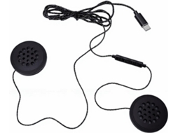 Capacete De Moto, Escudos Filaires Com Cabo 1,2 M, Microfone Controle Mains Libres E Son Stéréo, Para Música