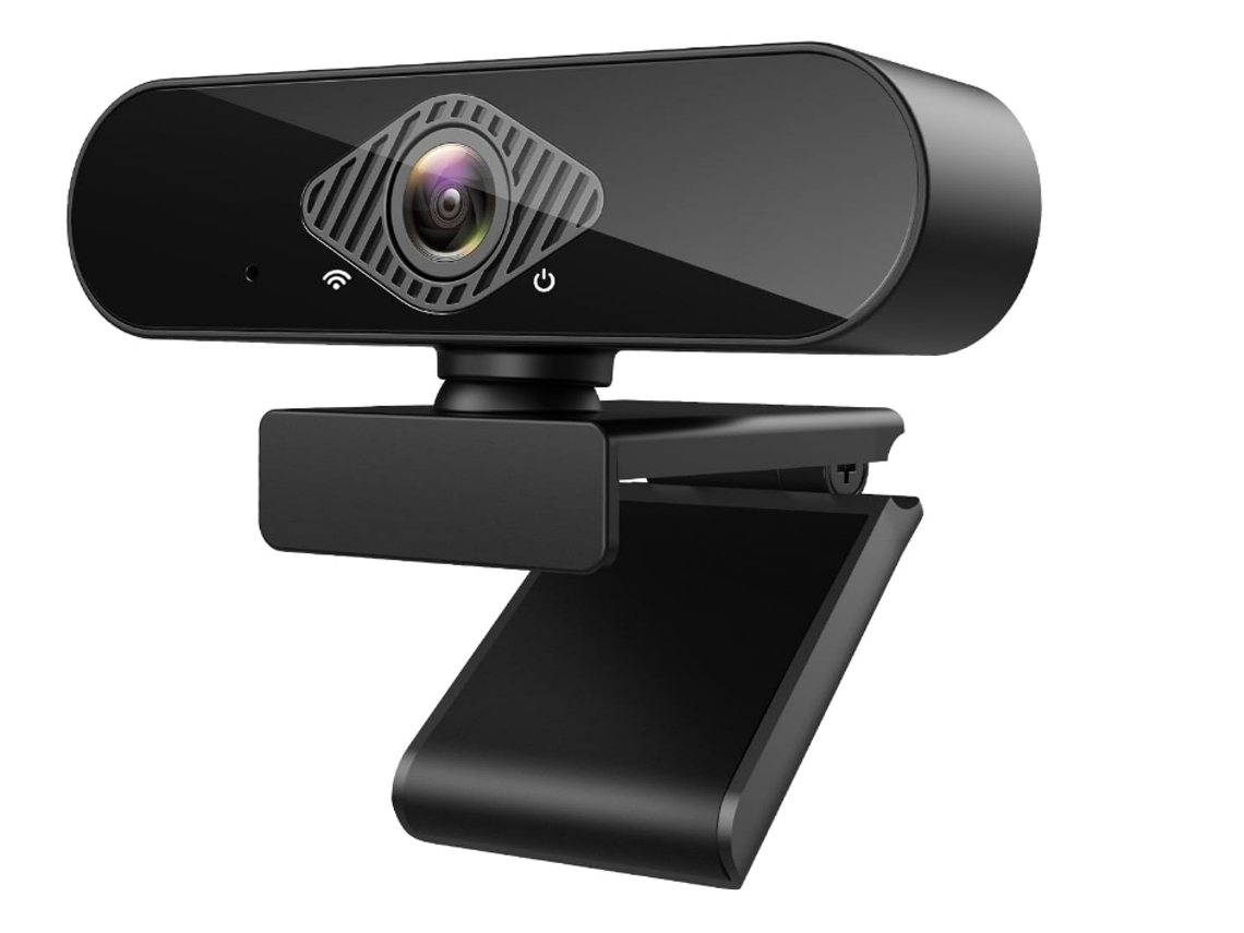 Webcam Usb, Streaming 1080p Com Microfone Para Pc, Mac E Laptop, Plug And Play (preto)