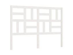 Cabeceira de Cama 166x4x104 Cm Pinho Maciço Branco MAISON EXCLUSIVE
