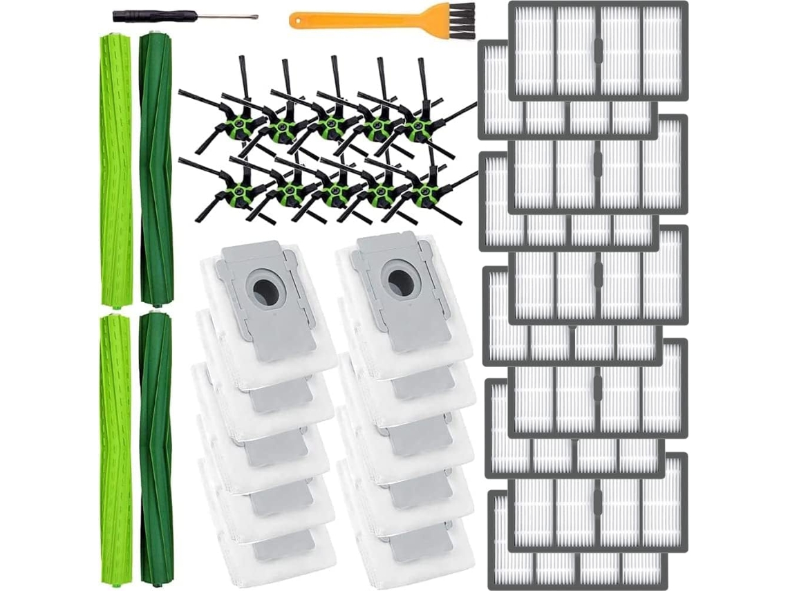 Kit De Substituição Para Irobot S9 (9150) S9+ E S9 Plus (9550) Acessórios Aspirador Robô (34 Peças) Cuich