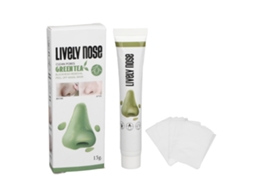 Máscara nasal peel-off descongestionante para limpeza profunda dos poros e remoção de cravos.