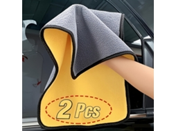 Panos De Limpeza Em Microfibra, 5 Unidades, 2 Unidades, Alta Absorção, Reutilizável, Dupla Face, Para Carro E Uso Doméstico, Preto, Amarelo