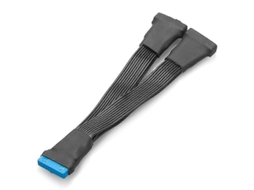 Cabo Splitter Extensor USB 3.0 19pin 2unidades 12cm