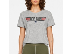 Rockinstone Top Gun Movie Logo Heather Gray Adult T-shirt Size:xxxl