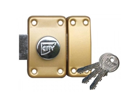 Fechadura de Botão Iseo City 25 Cilindro de 40 Mm na Variação Nv03 10020402V03 CAVERS