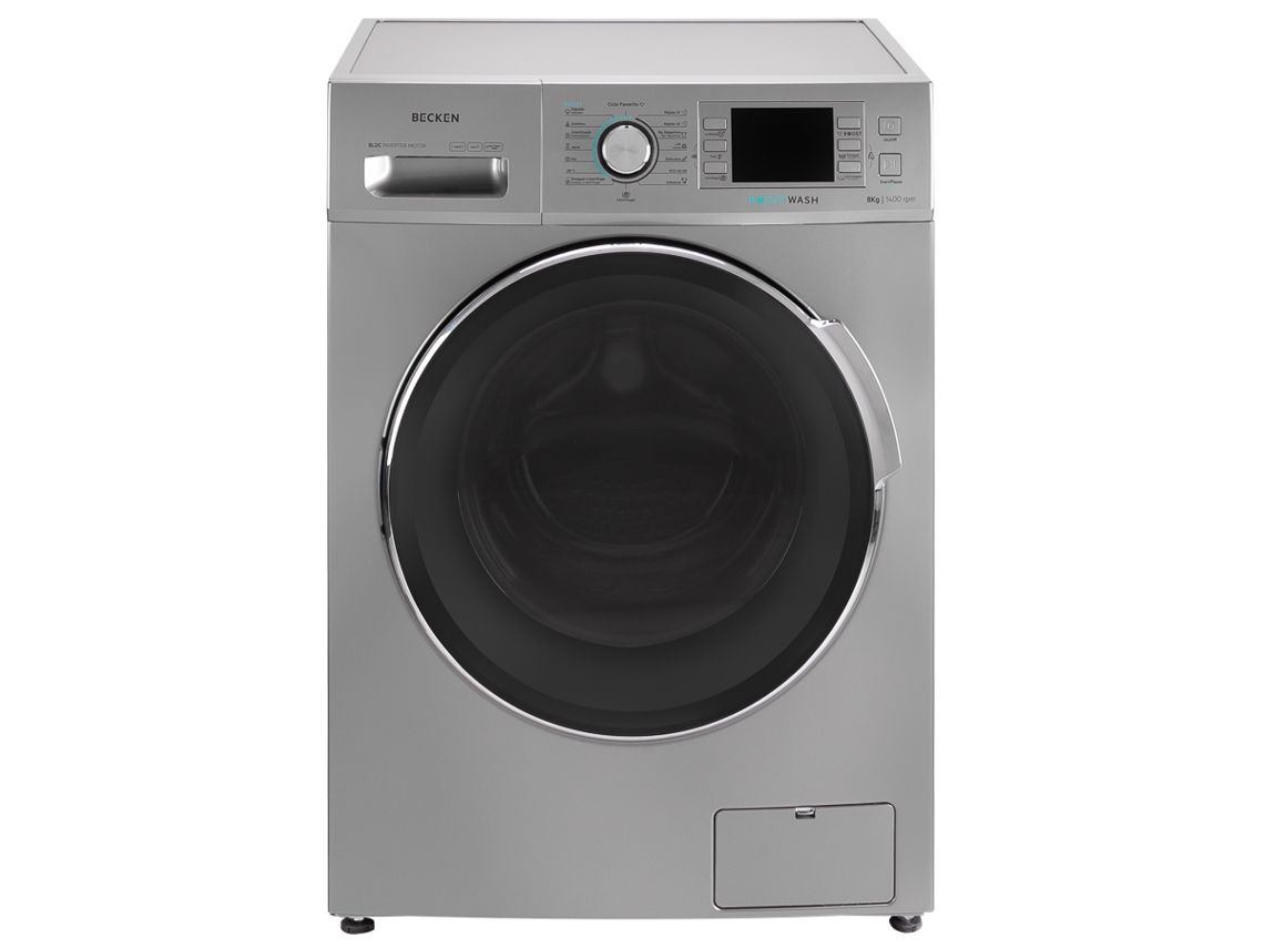 Máquina de Lavar Roupa BECKEN Boostwash BWM5379IX (Outlet Grade A - 8 kg - 1400 rpm - Inox)
