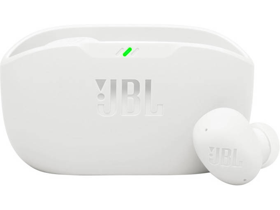 Auriculares Bluetooth True Wireless JBL WAVE BUDS 2 (In Ear - Microfone - Noise Cancelling - Branco)