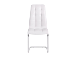 Cadeira Cantilever Nadya VENTE-UNIQUE.PT (Branco - Pele sintética - 43x60x100 cm)