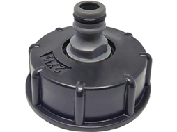 Adaptador De Mangueira Pequeno Para Tanque Ibc 1000l, Conexão Rápida, Entrada De 60mm, Saída De 1/2'', Plástico Resistente