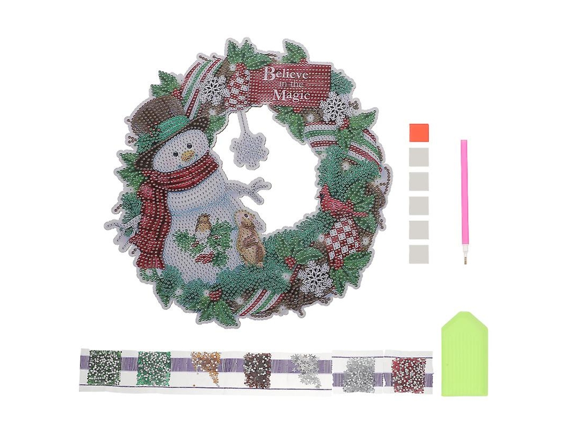 Conjunto de Desenho de Diamante com Tema de Natal ALLINLESS