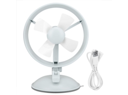 Laxiscreed Ventilador De Mesa Portátil Com 2 Velocidades, Ideal Para Espaços Pequenos