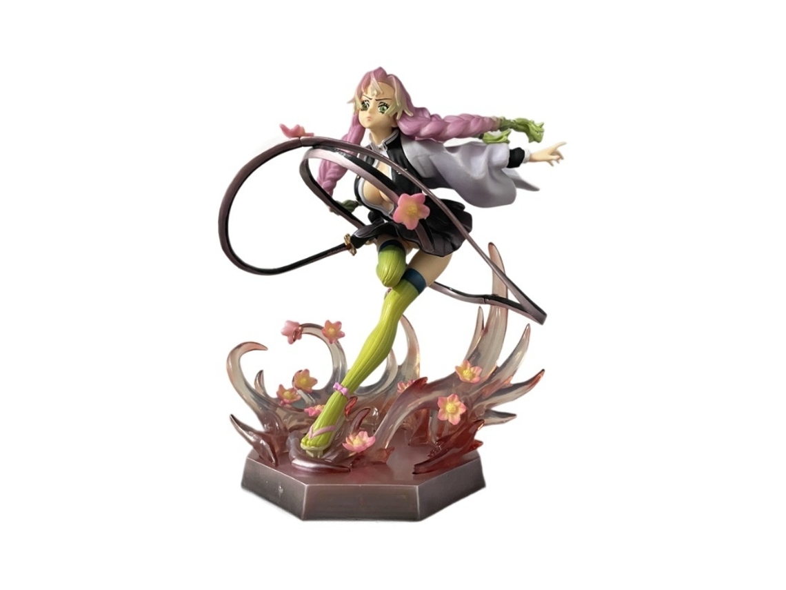 Pilar do Amor Demon Slayer Kimetsu No Yaiba Kanroji Mitsuri, modelo de presente feito à mão RPG, ornamentos periféricos de anime de segunda dimensão YWP