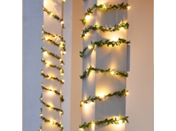 Luminária Solar Decorativa, Em Vime, 10 M, 100 Leds, Tema De Natal, Para Jardim, Pátio, Varanda, Caminhos E Paisagismo Exterior