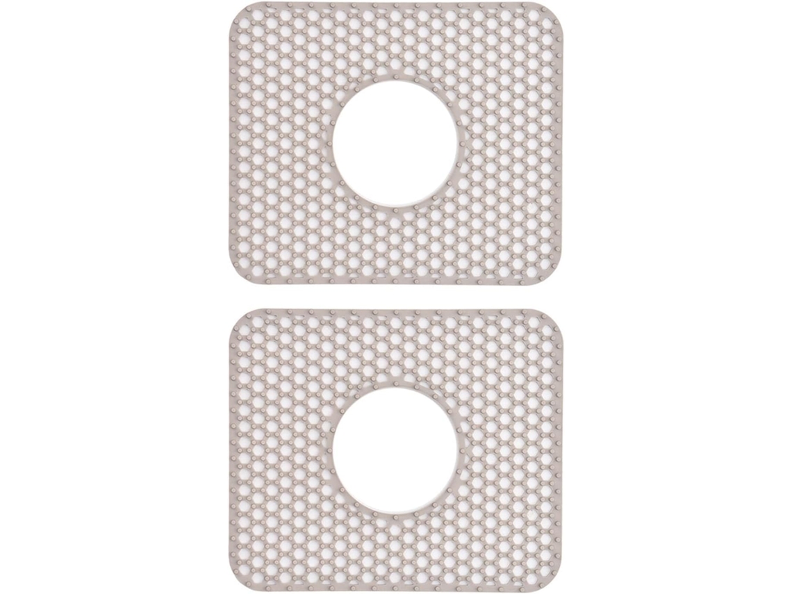 Tapetes Protetores Pia de Silicone com Textura e Resistência ao Calor para Uso Seguro na Cozinha (2 unidades)