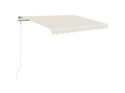 Toldo retrátil automático VIDAXL creme (350x250 cm)