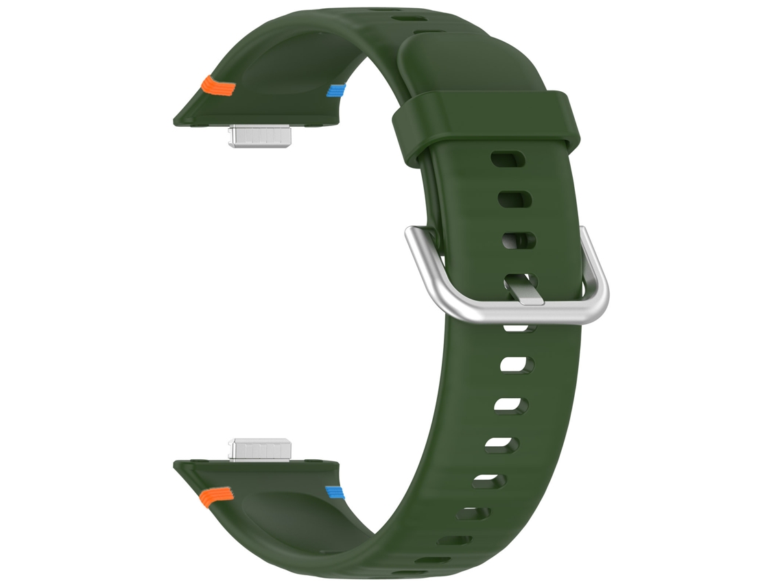Pulseira de Silicone Compatível com Huawei Watch Fit 4, Fit 3 e 4 Pro, Estilo Original com Costura CHABERLU