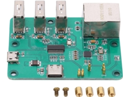 Placa De Expansão Hub Para Adaptador Usb Ethernet Zero Com Múltiplas