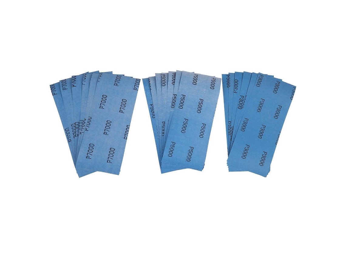 Lixa Para Polimento A Seco E Úmido, Grãos 3000, 5000 E 7000, Sortimento De Lixas De Alta Granulação Para Lixamento De Placas De Gesso. Aquaforge