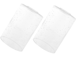Conjunto De 2 Peças De Vidro Transparente Para Luminárias Pendentes, Capas De Reposição Decorativas Para Luzes.