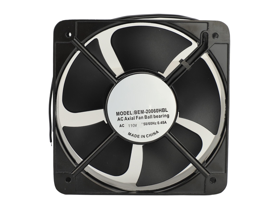 Ventilador Axial de Extração 8 polegadas 285 M³/h 2600 Rpm 110v S/MARCA
