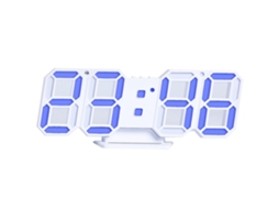 Reloj Despertador Digital Led 3d (azul)